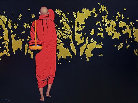 The exhibition will feature works by four artists from Myanmar